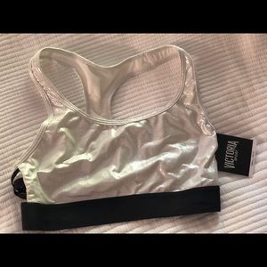 BNWT Victoria Sports in white shimmer